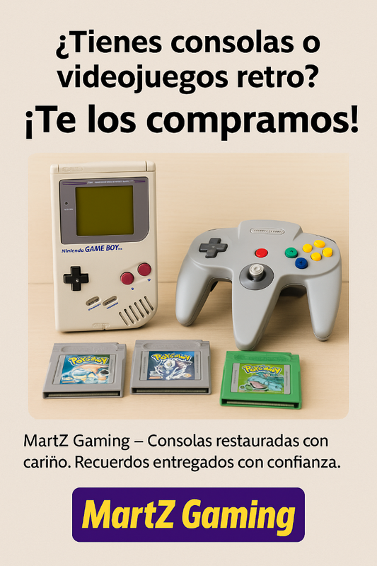 🟡 ¿Tienes consolas o videojuegos retro? ¡Te los compramos!