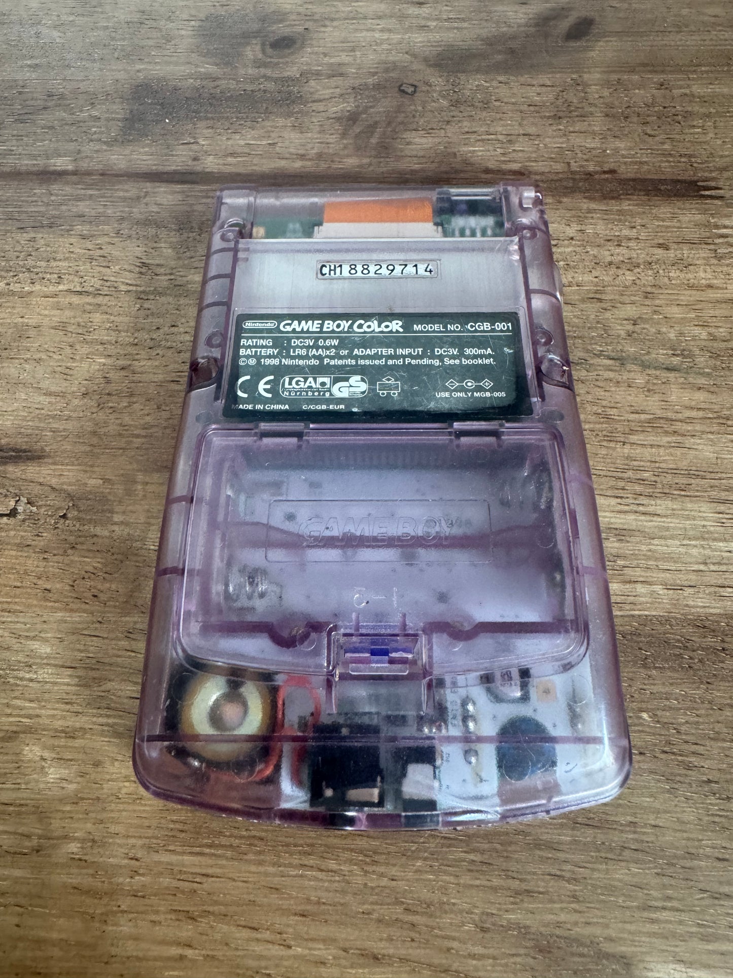 GameBoy Color Atomic Purple