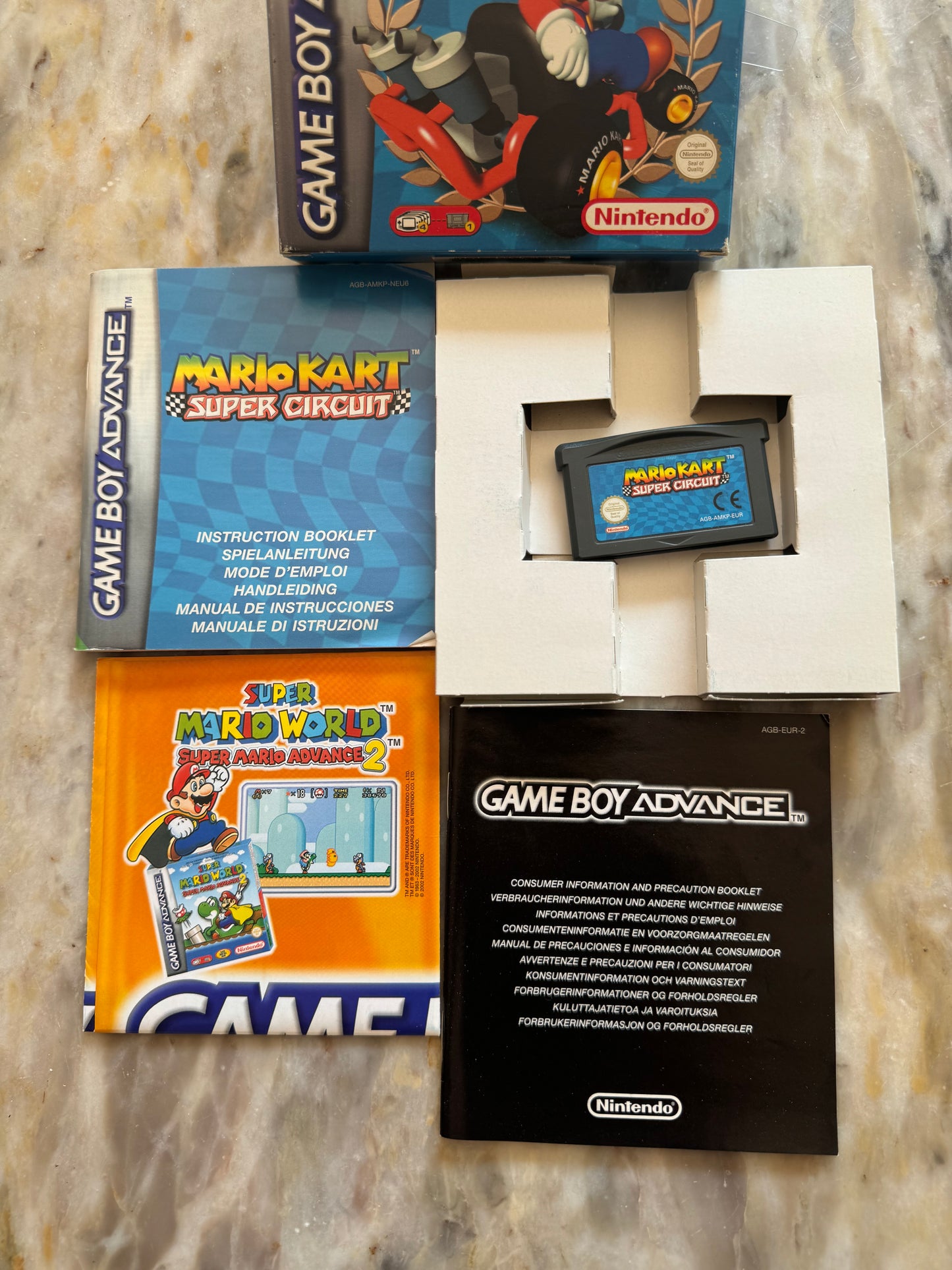 Mario Kart: Super Circuit – Game Boy Advance (Completo en Caja)