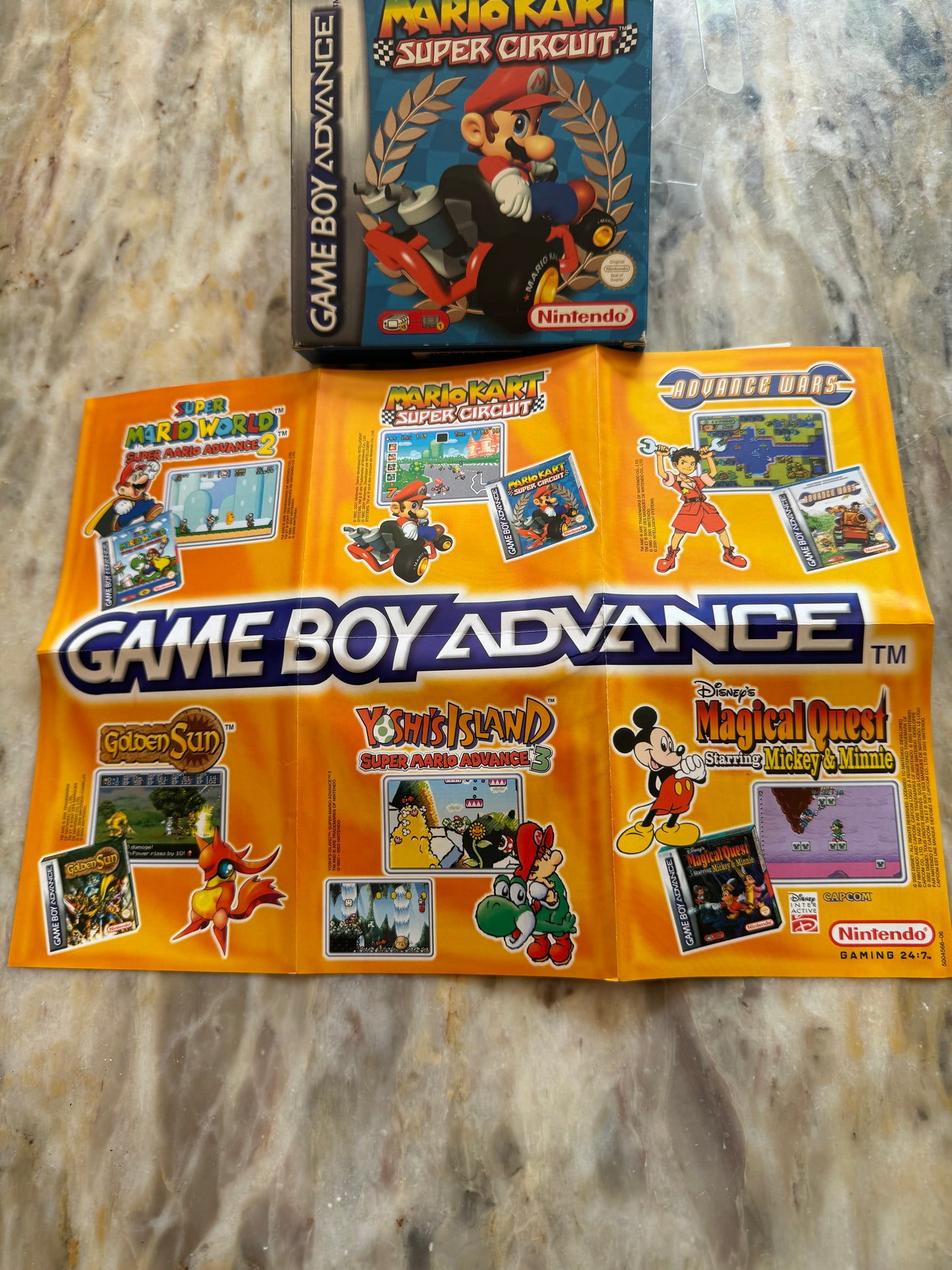Mario Kart: Super Circuit – Game Boy Advance (Completo en Caja)