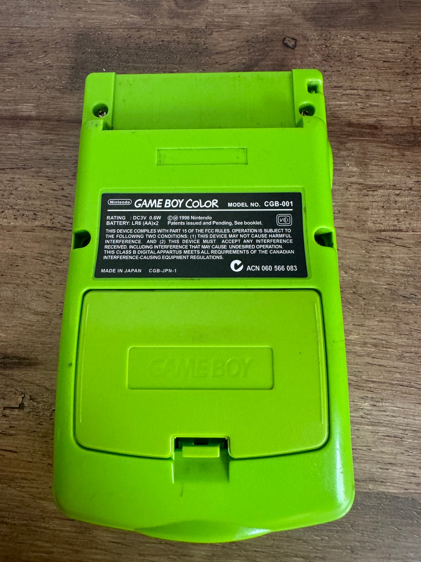 GameBoy Color Atomic Purple