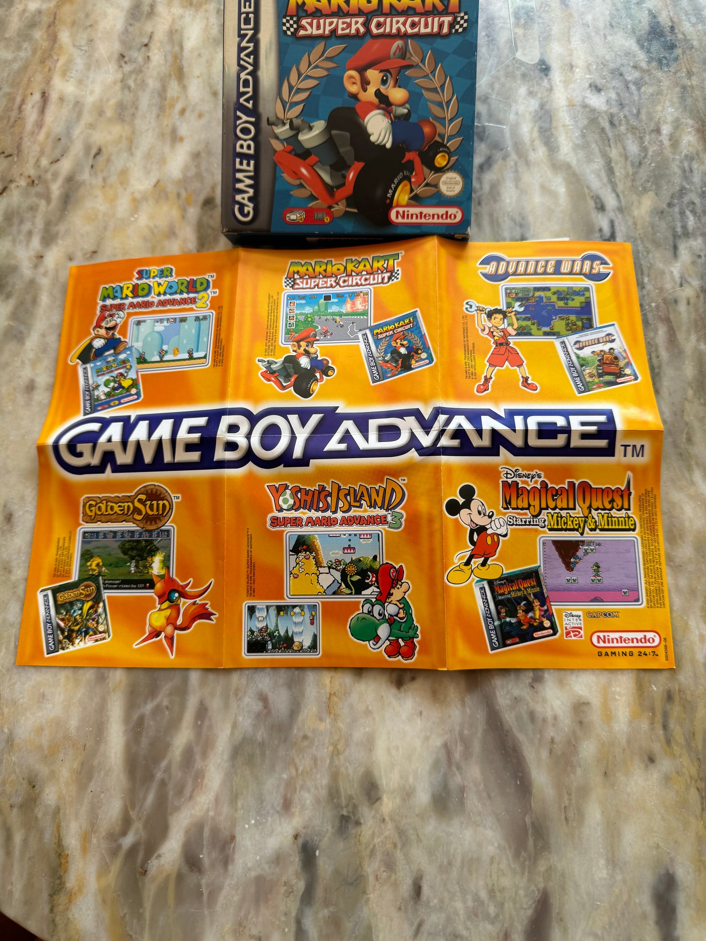 Mario Kart: Super Circuit – Game Boy Advance (Completo en Caja)
