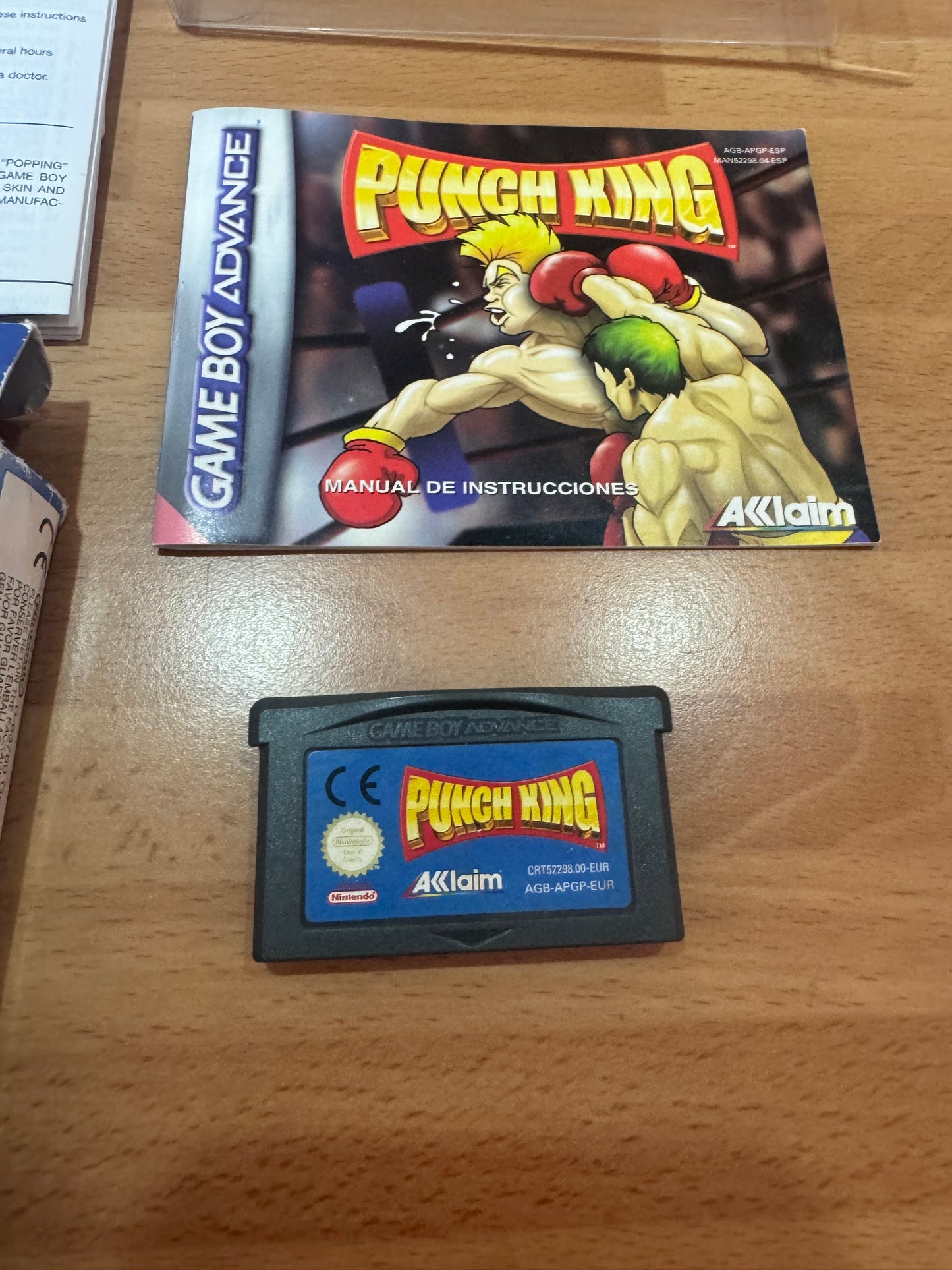 Punch King Game Boy Advance Completo en Caja PAL España Retro Coleccionista
