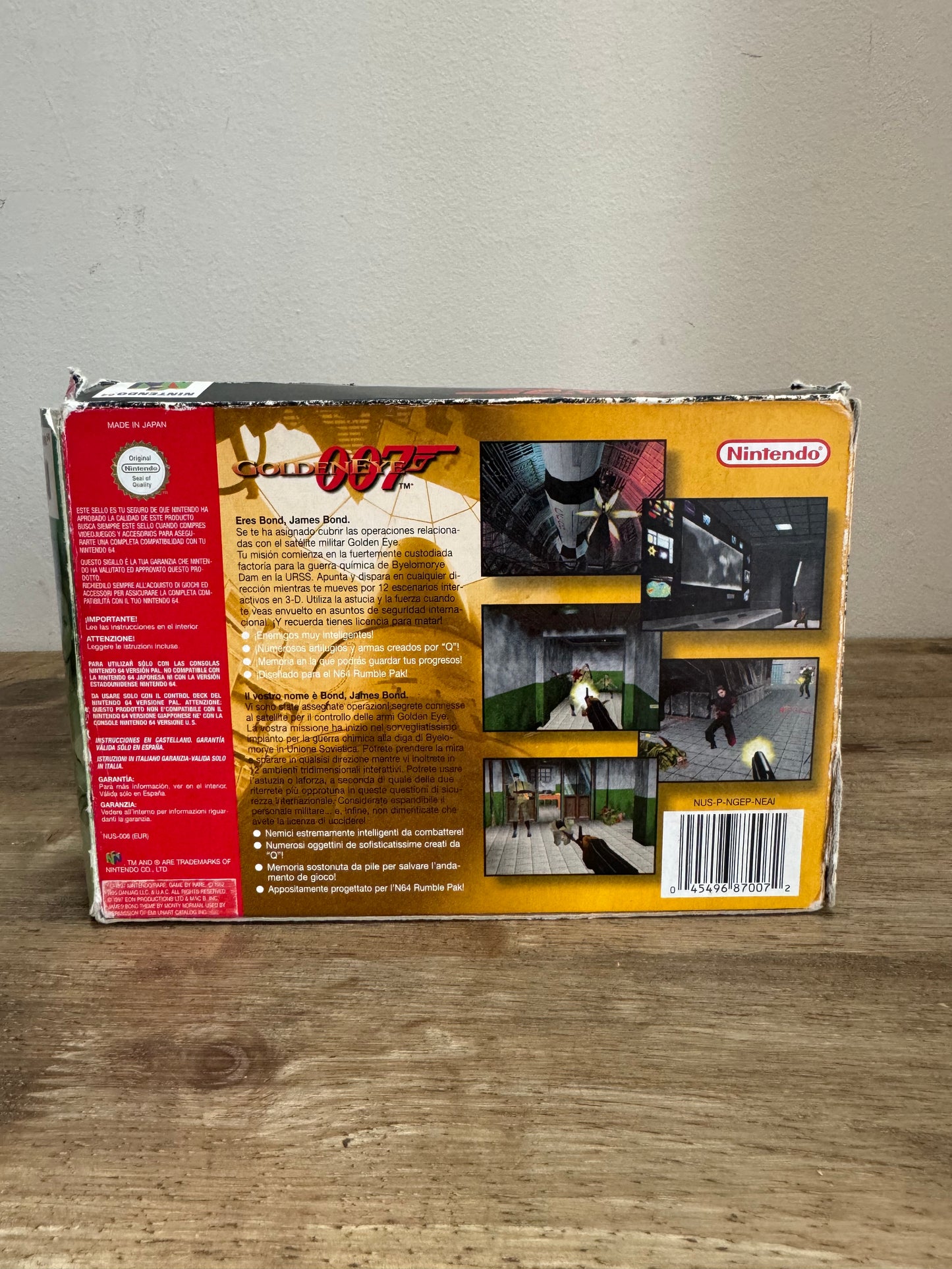 Golden Eye 007 Nintendo 64 mit Originalverpackung!
