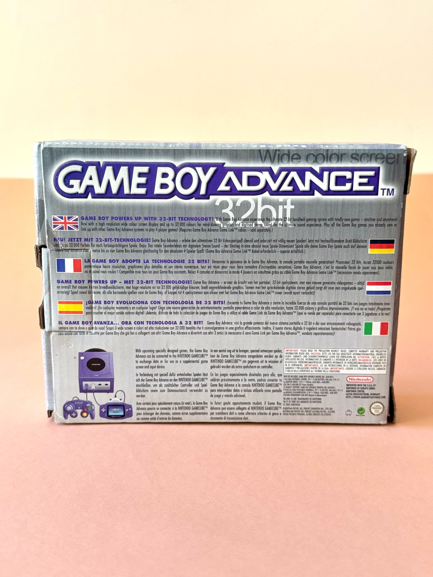 🥇 3. Game Boy Advance Platinum | Edición especial completa con caja