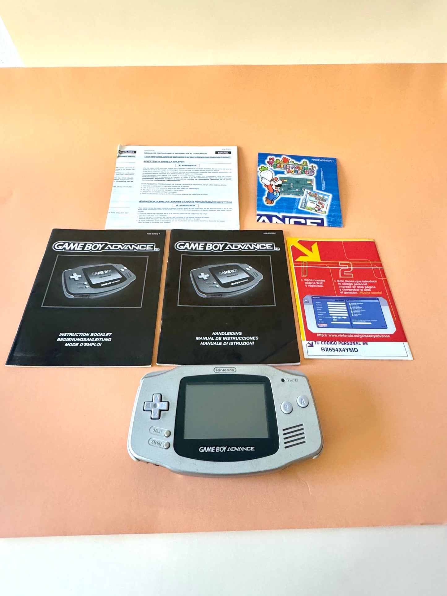 🥇 3. Game Boy Advance Platinum | Edición especial completa con caja
