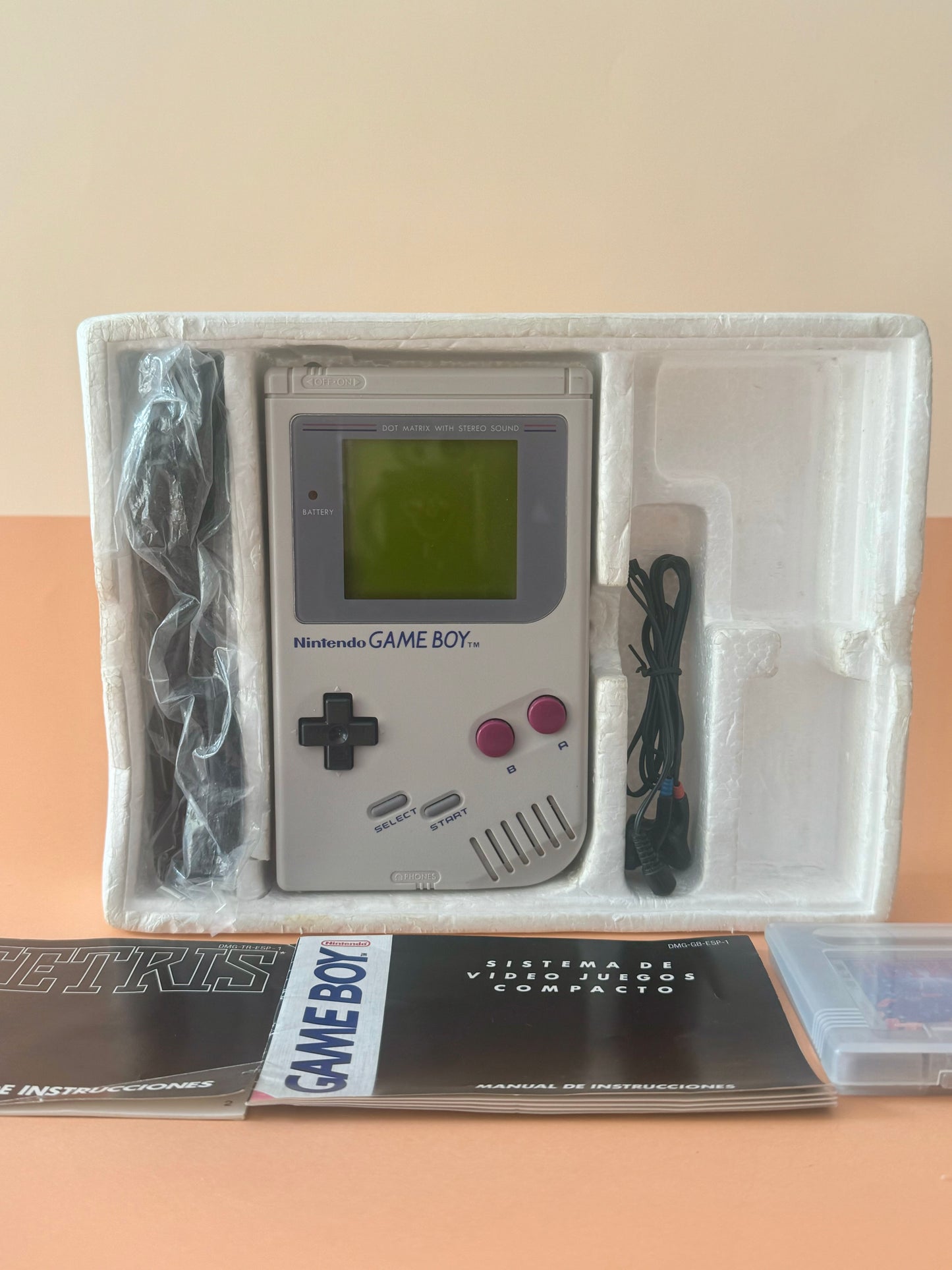 🎮 Nintendo Game Boy clásica + Tetris (Completa en caja, 1989)