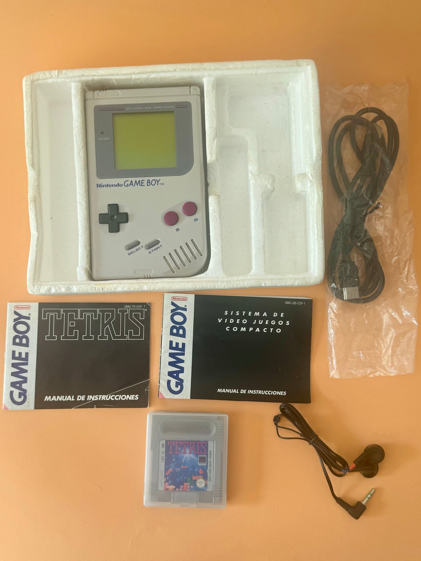 🎮 Nintendo Game Boy clásica + Tetris (Completa en caja, 1989)