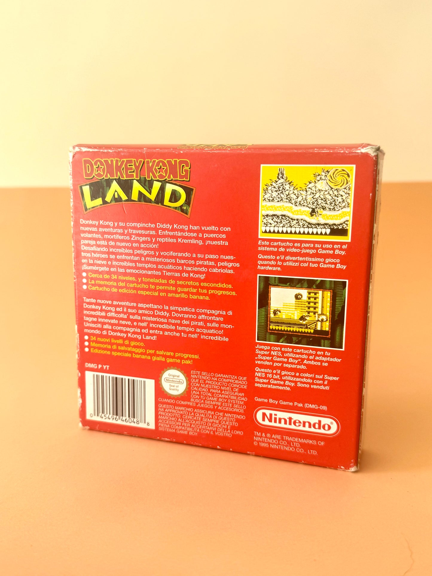 📦 Donkey Kong Land – Game Boy (Completo en caja, versión Española)