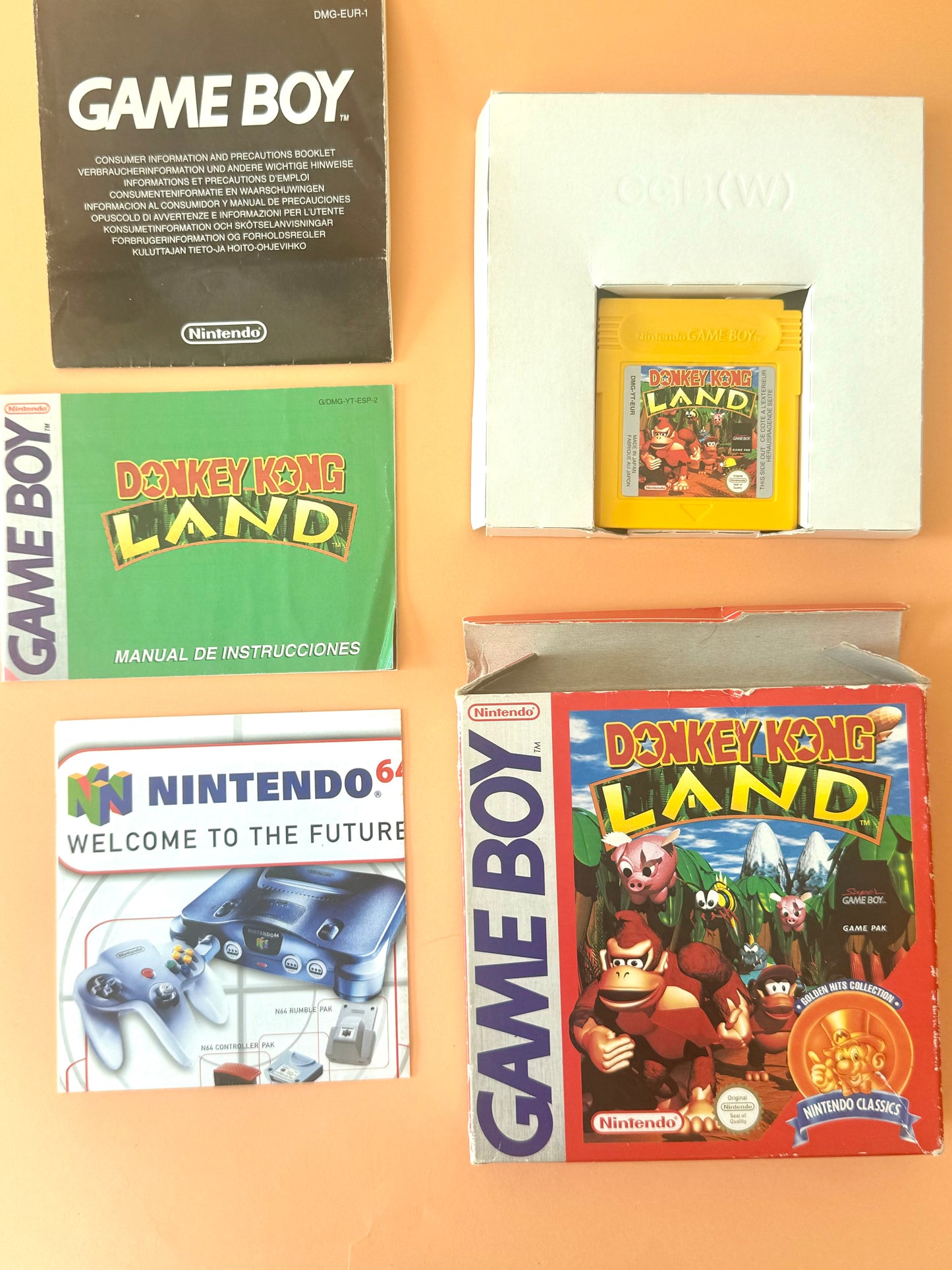 📦 Donkey Kong Land – Game Boy (Completo en caja, versión Española)