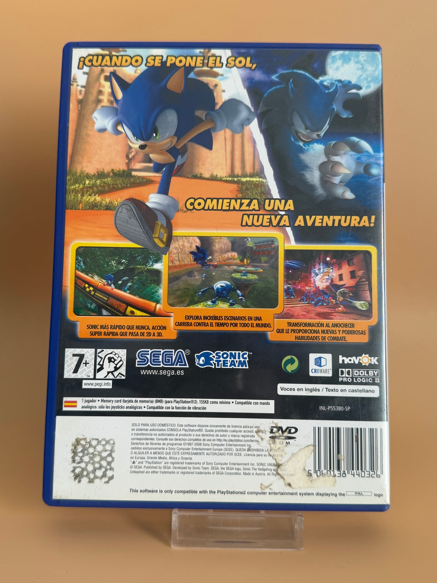 Sonic Unleashed PS2