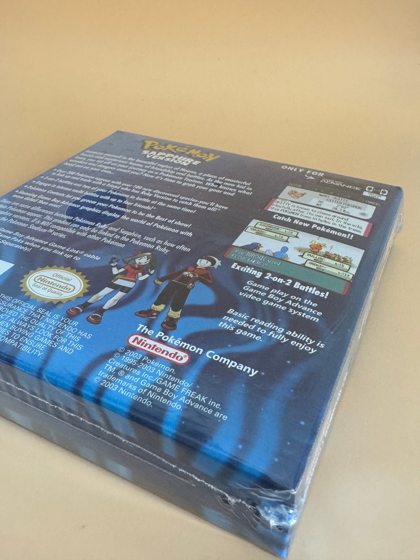 Pokémon Sapphire Version Game Boy Advance | Nuevo Precintado | Colección Retro