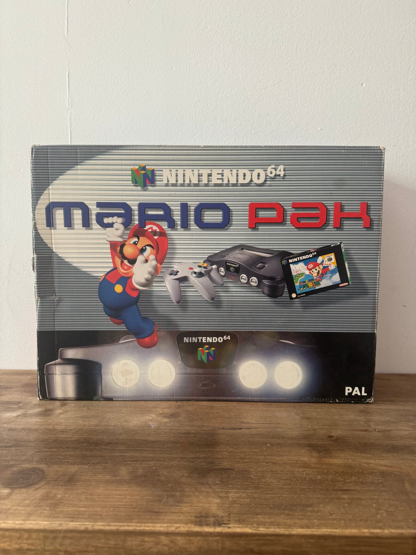 ⭐ Nintendo 64 Mario Pak – Versión No Sleeves | Completa con caja original | PAL