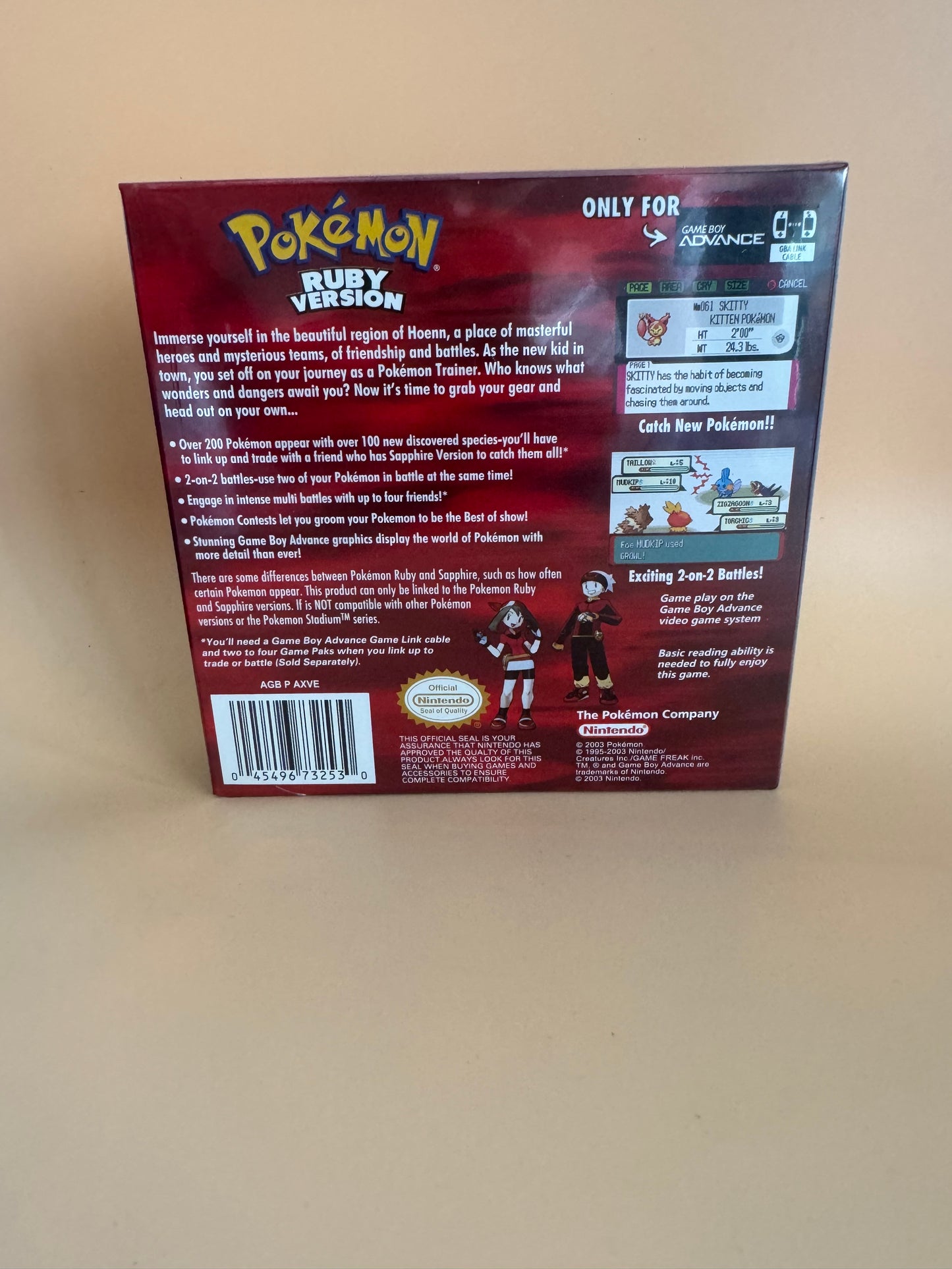 Pokémon Ruby Version Game Boy Advance | Nuevo Precintado | Coleccionismo Retro