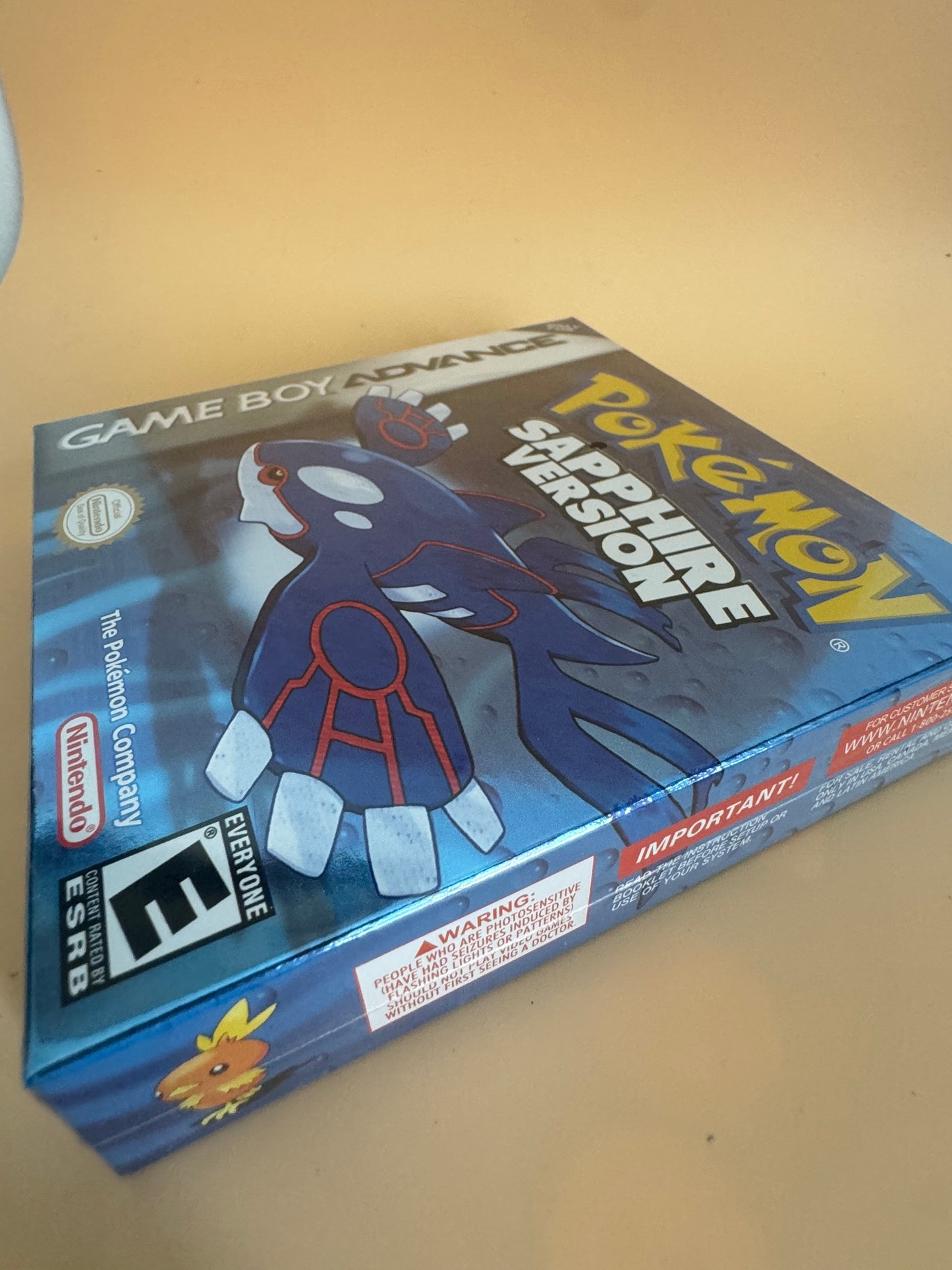 Pokémon Sapphire Version Game Boy Advance | Nuevo Precintado | Colección Retro