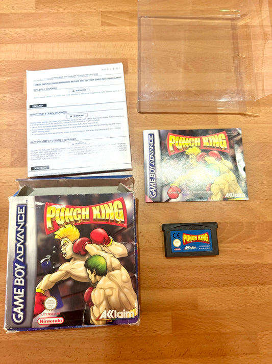 Punch King Game Boy Advance Completo en Caja PAL España Retro Coleccionista