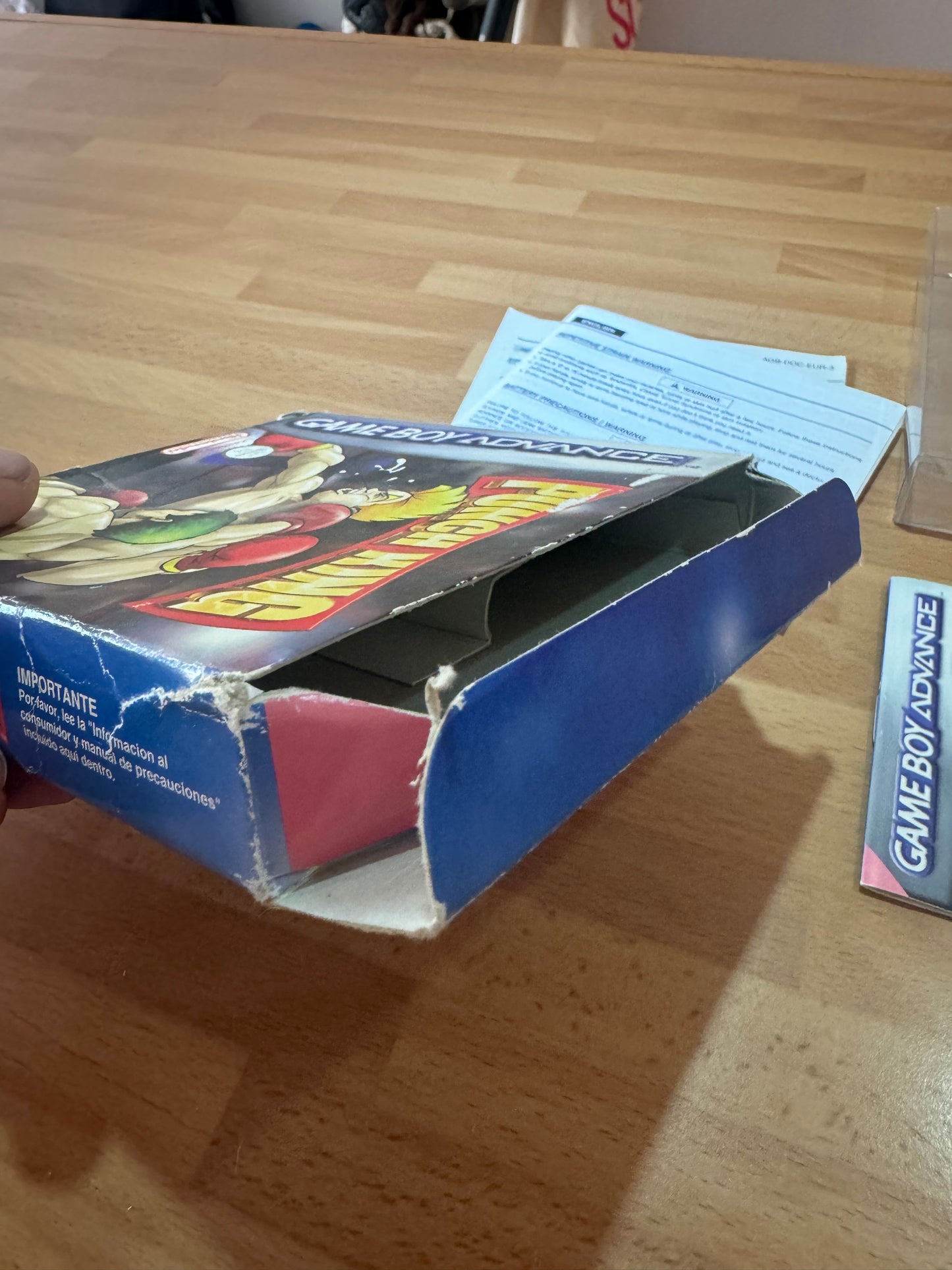 Punch King Game Boy Advance Completo en Caja PAL España Retro Coleccionista