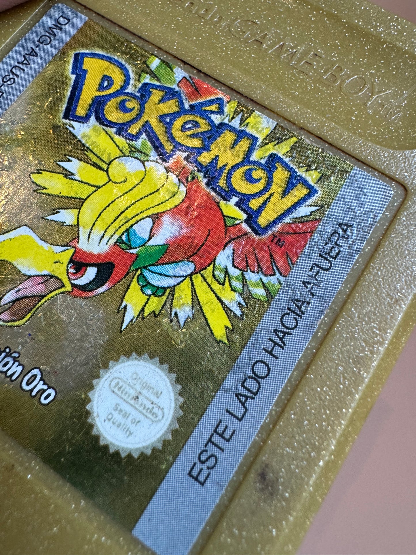 Pokémon Edición Oro Game Boy Color | Original Revisado | Envío desde España | MartZ Gaming