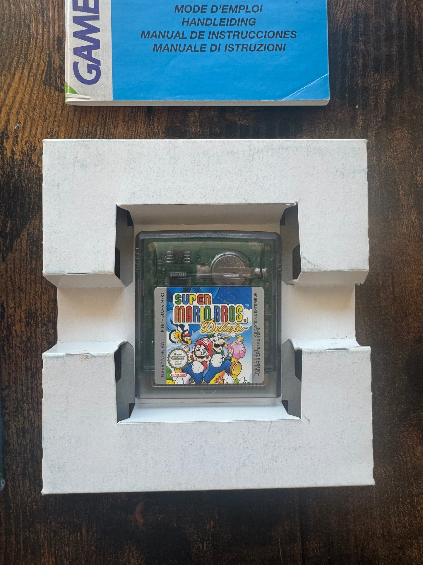 Super Mario Bros Deluxe GameBoy Color caja completa