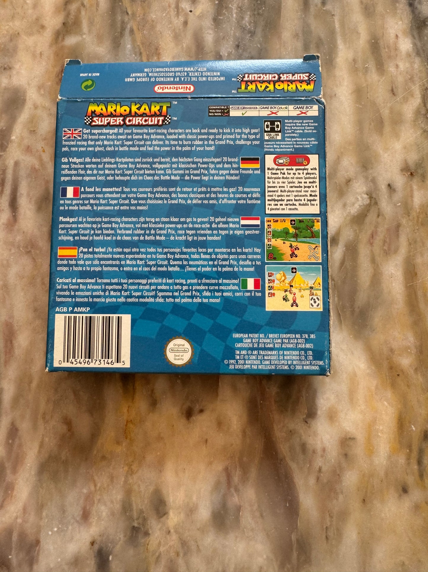 Mario Kart: Super Circuit – Game Boy Advance (Completo en Caja)