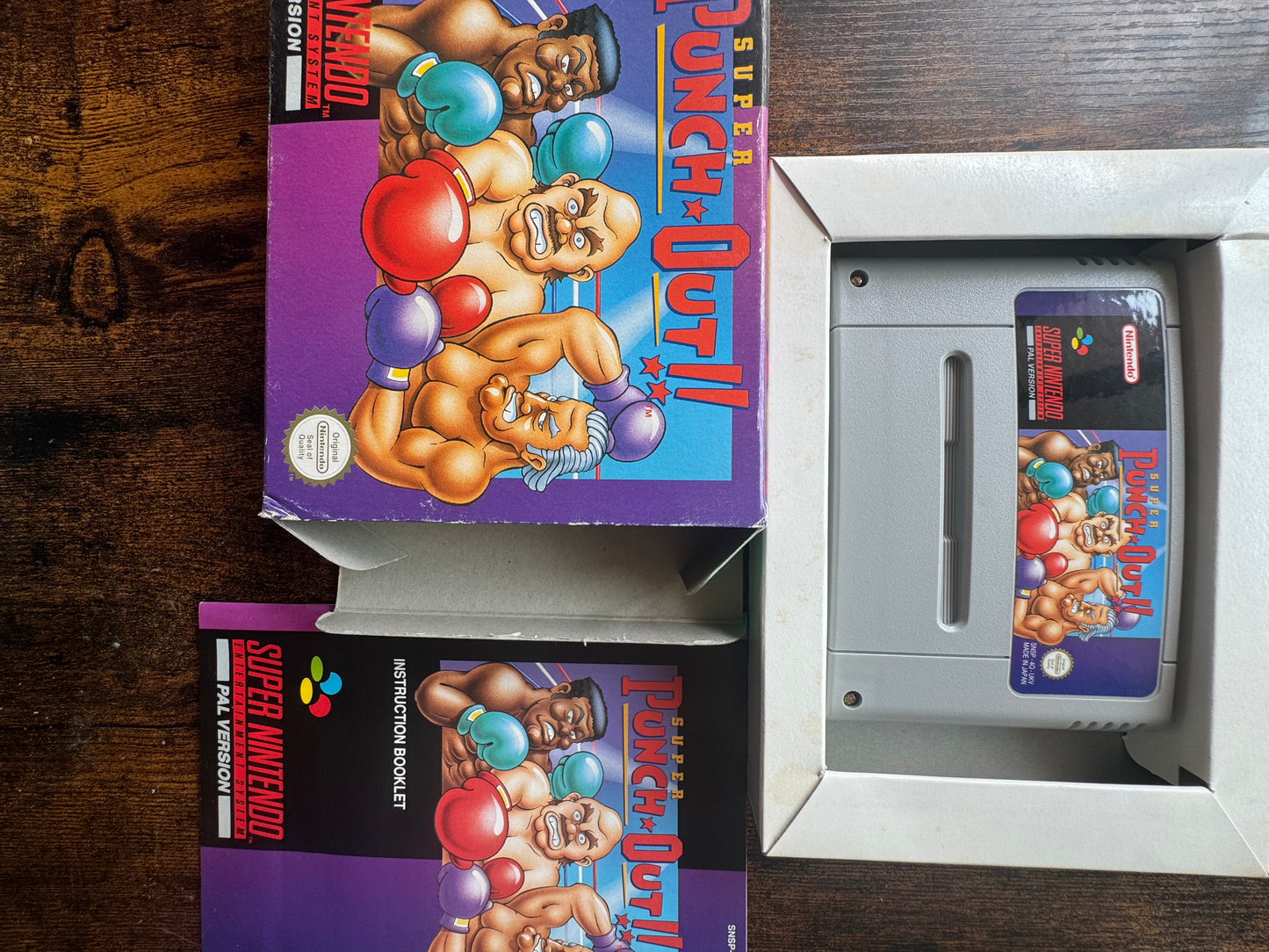 Super Punch Out completo – Super Nintendo SNES | Cartucho original PAL UKV