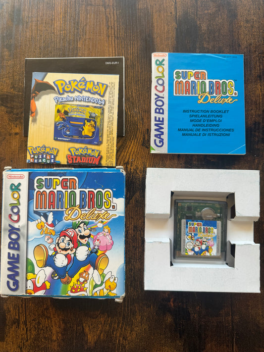 Super Mario Bros Deluxe GameBoy Color caja completa