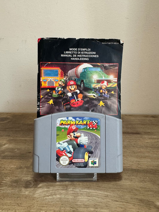 ¡Mario Kart 64 con manual incluido!