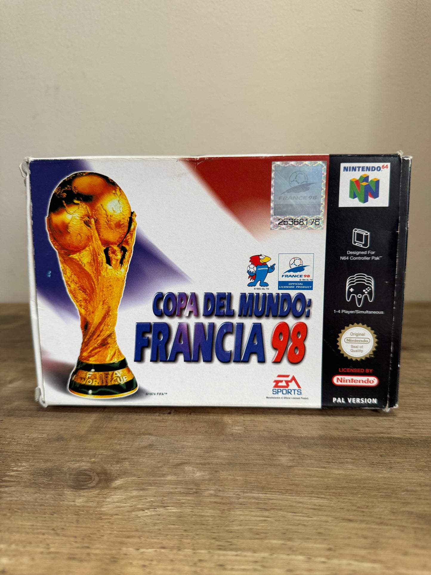 ¡Francia 98 nintendo 64 con caja original!