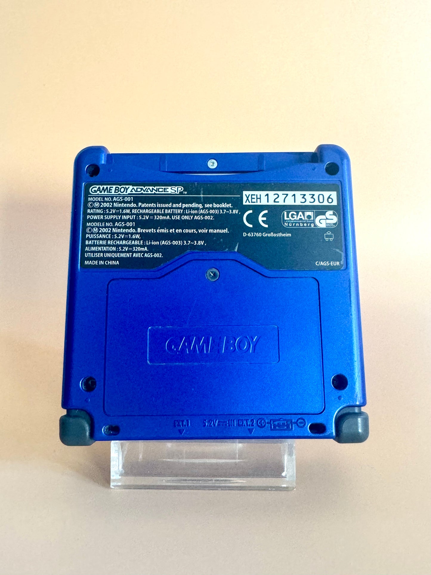 Game Boy Advance SP Kyogre Edition