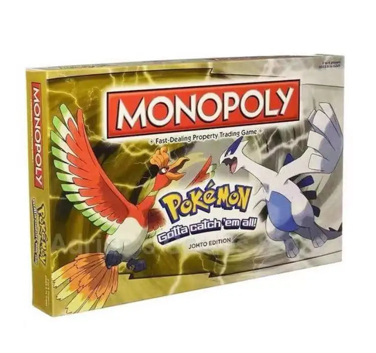 PMonopoly Pokémon Johto Edition | Juego de Mesa | Versión en Inglés