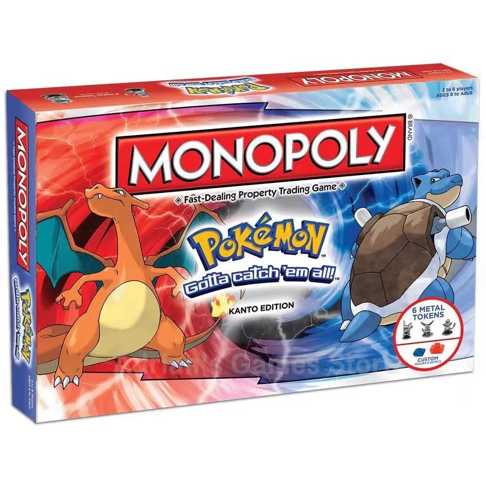 PMonopoly Pokémon Johto Edition | Juego de Mesa | Versión en Inglés