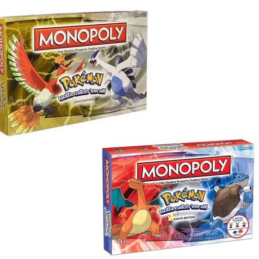 PMonopoly Pokémon Johto Edition | Juego de Mesa | Versión en Inglés