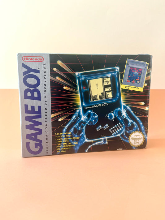 🎮 Nintendo Game Boy clásica + Tetris (Completa en caja, 1989)