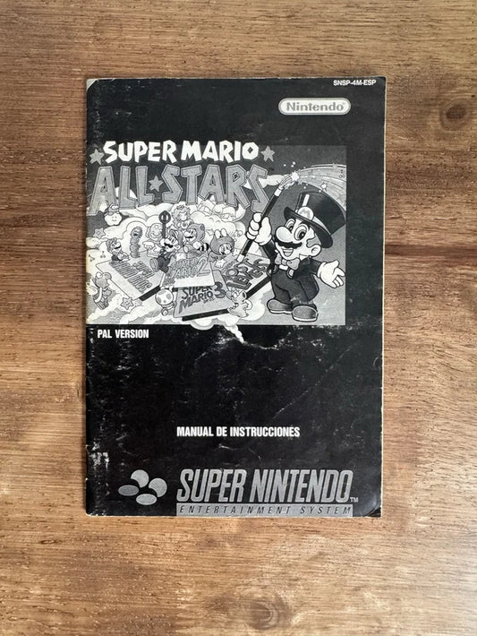 Super Mario All-Stars SNES-Handbuch