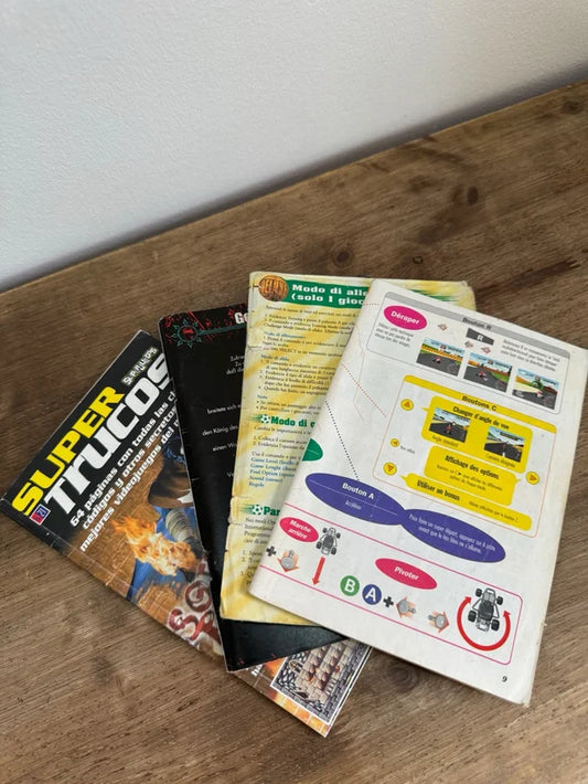 N64-Handbücher (Nintendo 64): 3 Einheiten