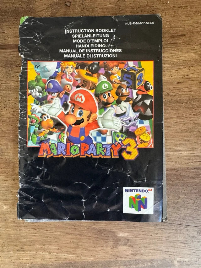Mario Party 3 Handbuch - Nintendo 64