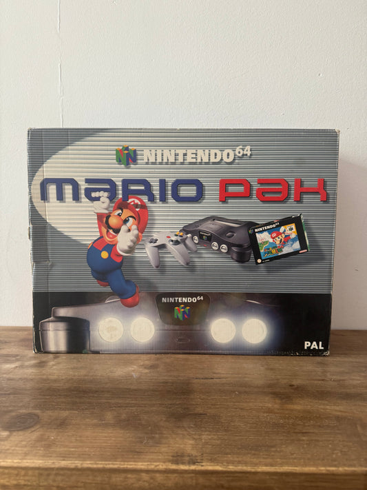 ⭐ Nintendo 64 Mario Pak – Versión No Sleeves | Completa con caja original | PAL