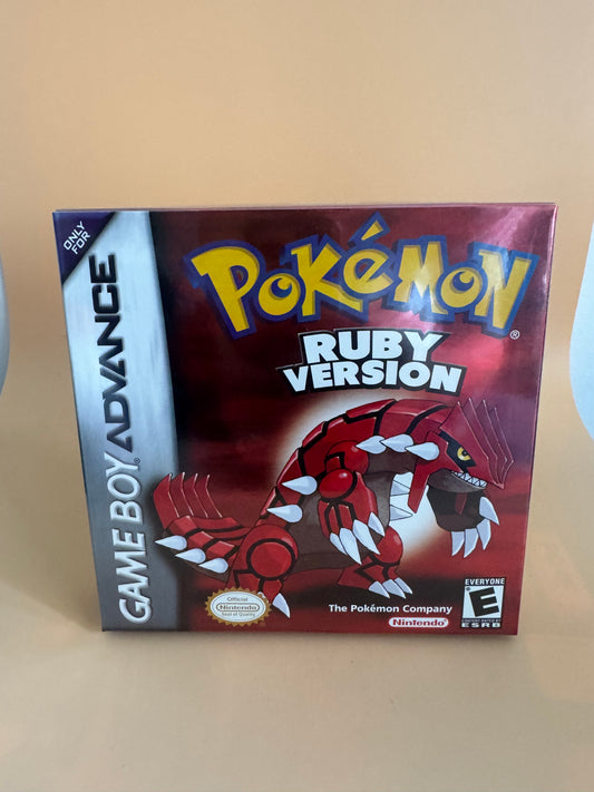 Pokémon Ruby Version Game Boy Advance | Nuevo Precintado | Coleccionismo Retro